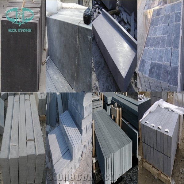 China Blue Limestone Slabs & Tiles, Asian Blue Limestone, Covering Floor Wall, Limestone Slabs & Tiles, Honed Paving