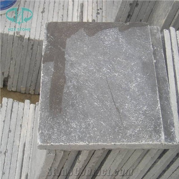 China Blue Limestone Slabs & Tiles, Bluestone Tiles, Blue Stone Slab, Flamed Limestone Blue Color, Bluestone for Wall Cladding&Floor, Indoor Outdoor Decoration