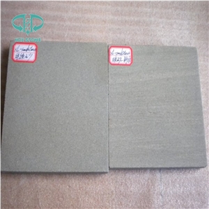 China Green Sandstone Slabs & Tiles, Sandstone Wall/Floor Tiles