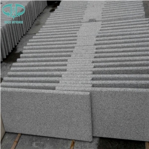 China Light Grey Granite G603 Bushhammered Stair Steps, Treads and Risers, Paving,Garden Stone,Palisade,Bianco Sardo,Silver Grey,Cobbles,Seasame White China Light Grey Granite G603 Bushhammered Stair Steps, Treads and Risers, Paving,Garden Stone,Palisade,Bianco Sardo,Silver Grey,Cobbles,Seasame White