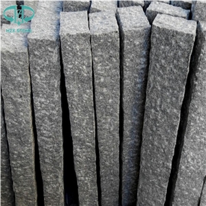 China Light Grey Granite G603 Bushhammered Stair Steps, Treads and Risers, Paving,Garden Stone,Palisade,Bianco Sardo,Silver Grey,Cobbles,Seasame White