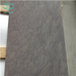China Lilac Purple Wood Vein Grain Sandstone Wenge Sandstone Honed Slabs & Tiles, Wenge Stone