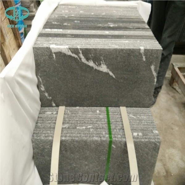 China Snow Grey,Dark Via Lactea,Jet Mist,River Black,Galaxy Silver Gray Granite Tile for Wall Cladding or Floor