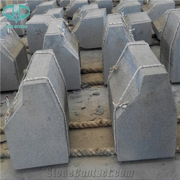 Chinese Factory Of G654 Pandang Dark Grey Granite Curbs,Granite Kerbstone,Kerb Stone,Curbstone,Vehicle Barrier Kerb