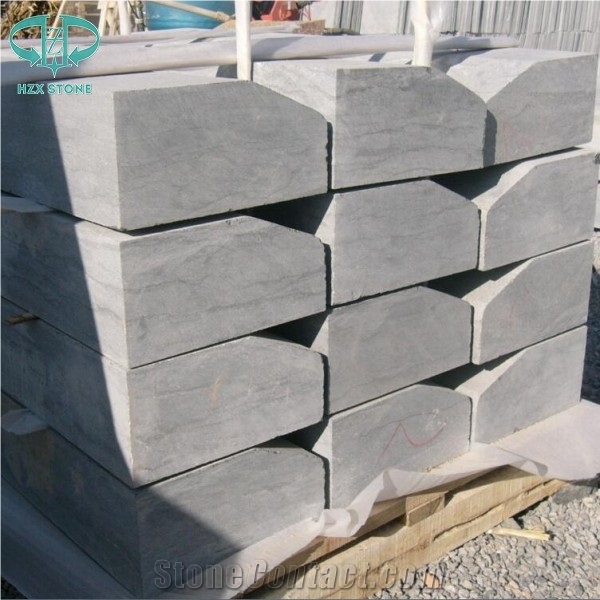 Chinese Factory Of G654 Pandang Dark Grey Granite Curbs,Granite Kerbstone,Kerb Stone,Curbstone,Vehicle Barrier Kerb