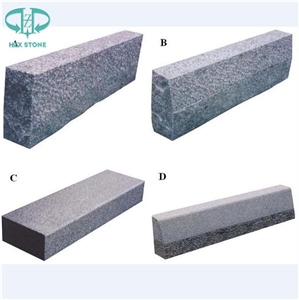 Chinese Factory Of G654 Pandang Dark Grey Granite Vehicle Barrier Kerb Stone,Granite Kerbstone,Granite Curbs,Curbstone