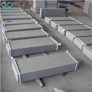 Chinese G654 Pandang Dark Grey Granite Steps,Exterior Outdoor Steps,Deck Stairs,Stair Riser,Stair Treads,Staircase