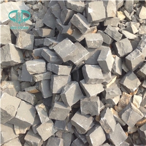 Chinese Zp Black Basalt Cobble Stone,Basalt Cobble Stone Cube Stone,Paving Sets for Country Yard,Road,Square,Patio,Garden,Driveway