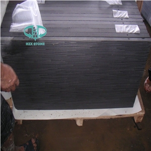 Chiseled Black Basalt Wall Cladding Stone,Basalto Tiles, Floor Tiles