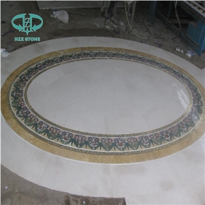 Cristal Glass, Golden Yellow Marble Flooring Design & Marble Floor Tiles & Home Marble Floor Medallions Design