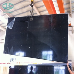 Crystal Black Quartz Stone Slab, Black Quartz Stone Tiles, Dark Engineered Stone Walling, Black Spark Quartz Stone Flooring, Balck Galaxy Quartz Stone