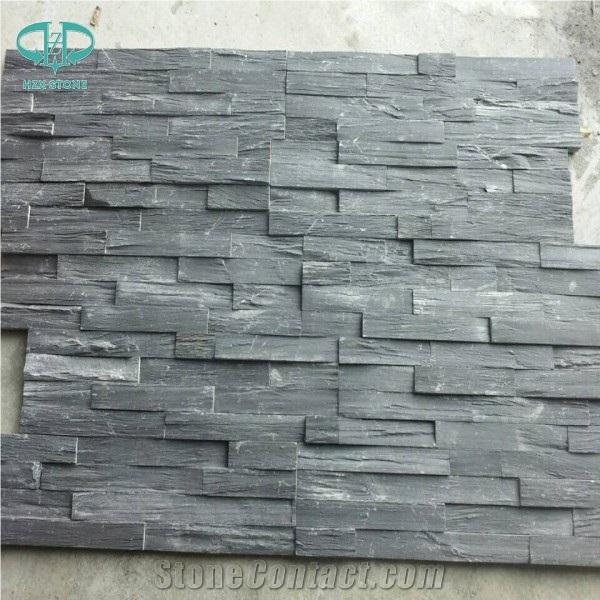 Cultured Stone, Ledge Stone Siding,Stone Wall Veneer Stone,Blue Black Slate Cultural Stone Veneer Stone