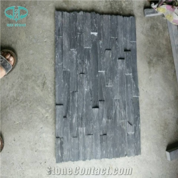 Cultured Stone, Ledge Stone Siding,Stone Wall Veneer Stone,Blue Black Slate Cultural Stone Veneer Stone