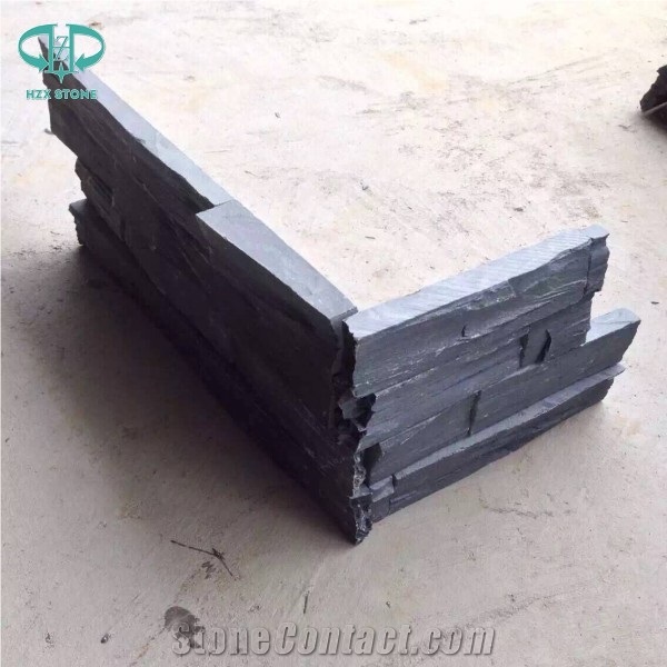 Cultured Stone, Ledge Stone Siding,Stone Wall Veneer Stone,Blue Black Slate Cultural Stone Veneer Stone