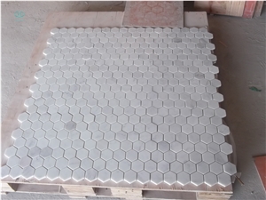 Dynasty White Marble Mosaic Tiles,Eastern White Marble Mosaic Tiles,Polished Mosaic Pattern and Tiles,China White Marble Mosaic for Home Decoration