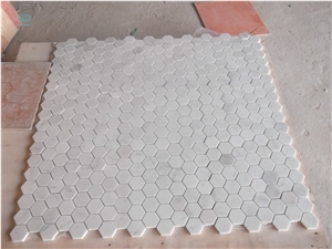 Dynasty White Marble Mosaic Tiles,Eastern White Marble Mosaic Tiles,Polished Mosaic Pattern and Tiles,China White Marble Mosaic for Home Decoration