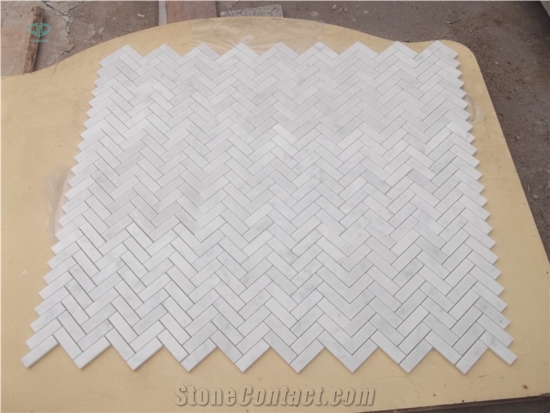 Dynasty White Marble Mosaic Tiles,Eastern White Marble Mosaic Tiles,Polished Mosaic Pattern and Tiles,China White Marble Mosaic for Home Decoration