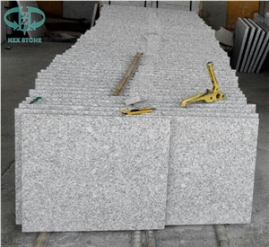 G602 Granite, China Grey Sardo, Cristallo Grigio, New Bianco Sardo, Salt & Pepper Flamed Tiles & Slabs