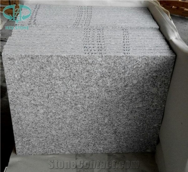 G602 Granite, China Grey Sardo, Cristallo Grigio, New Bianco Sardo, Salt & Pepper Flamed Tiles & Slabs