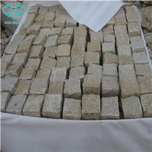 G603 Granite Paving Stone, Stones on Net, Cubes on Net, Cube Stone, Granite Paver, Small Cubes