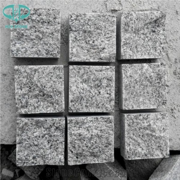 G603 Light Grey Granite Paving Stone,Cobble Stone,Natural Split Cube Stone,Cobblestone,Paving Sets,Driveway Paving Stone,Walkway Pavers,Patio Pavers,Landscape Stone,Garden Stepping Pavements