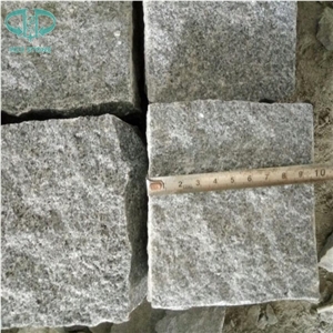 G654 Chinese Granite Cubestone,Padang Dark, Sesame Grey, China Impala Black,Dark Grey Granite Cubestone Pavers,Exterior Pattern for Landscaping Stone,Driveway Paving Cubestone