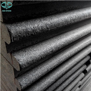 G654 Dark Grey Granite Swimming Pool Coping Tiles, Pool Pavers with Bullnose,Half Bullnose,Pool Decking
