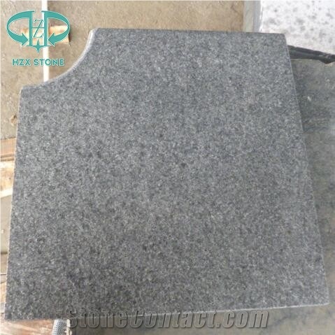 G654 Dark Grey Granite Swimming Pool Coping Tiles, Pool Pavers with Bullnose,Half Bullnose,Pool Decking