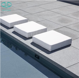 G654 Dark Grey Granite Swimming Pool Terraces Pavers,Pool Around Side Pavers with Bullnose,Half Bullnose,Pool Decking,Pool Coping,Pool Pavers
