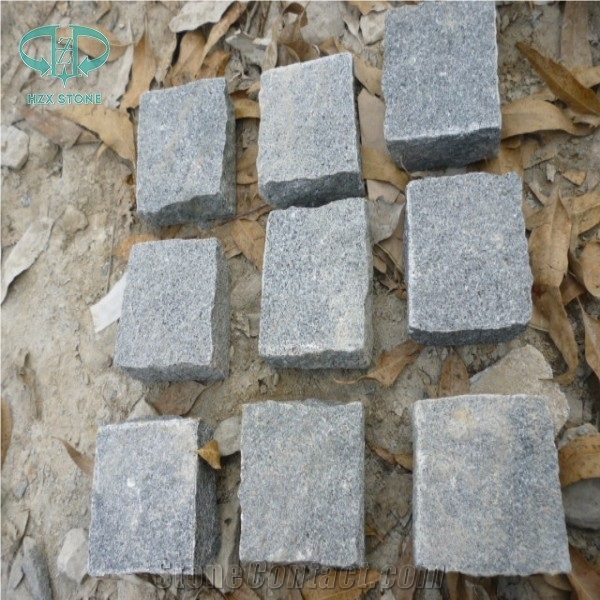 G654 Granite Cube Stone Chinese Cheap Granite Paving Stone, Cobble Stone, Cubestone, Natural Split Paving Stone, Driverway Stone