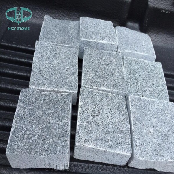 G654 Granite Cube Stone Chinese Cheap Granite Paving Stone, Cobble Stone, Cubestone, Natural Split Paving Stone, Driverway Stone
