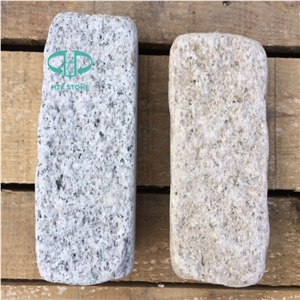G654 Pineapple Tumbled Paving Stone, Padang Dark Granite Cubestone, China Yellow Rust Granite Cobble Stone for Paving Outside