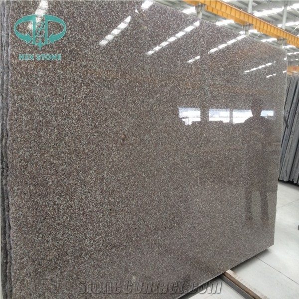 G664 Chinese Pink Granite ,Luna Pearl,Luoyuan Bainbrook Brown,Black Spots Brown Granite,Copper Brown,Loyuan Red,Misty Brown,Purple Pearl,Sunset Pink,Tea Brown,Vibrant Rose Polished Granite Slab