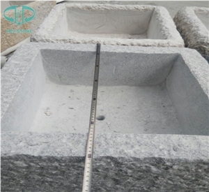 G682 Flower Pot,Rustic Yellow, G603 Light Grey Flower Pot Granite Garden Flower Pots,Exterior Decoration