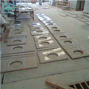 G682 Granite,Misty Rusty Yellow,Giallo Rusty, Desert Gold,Giallo Fantasia,Giallo Ming, Giallo Rustic, Gold Leaf China, Golden Peach, Padang Amarillo Countertops
