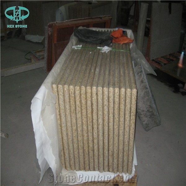 G682 Granite,Misty Rusty Yellow,Giallo Rusty, Desert Gold,Giallo Fantasia,Giallo Ming, Giallo Rustic, Gold Leaf China, Golden Peach, Padang Amarillo Countertops