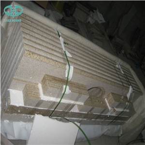 G682 Granite,Misty Rusty Yellow,Giallo Rusty, Desert Gold,Giallo Fantasia,Giallo Ming, Giallo Rustic, Gold Leaf China, Golden Peach, Padang Amarillo Countertops