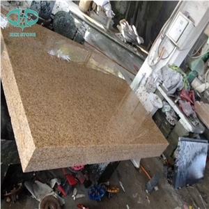 G682 Granite,Misty Rusty Yellow, Giallo Rusty, Desert Gold,Giallo Fantasia,Giallo Ming, Giallo Rustic, Gold Leaf China, Golden Peach, Padang Amarillo Polished Pavers