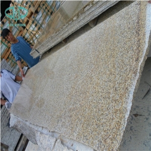 G682 Granite,Shandong Yellow Granite,G350 Yellow Rust Grainte Slabs & Tiles, Floor Wall Cladding, Skirting