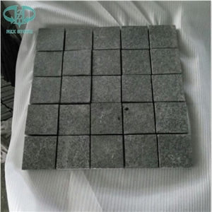 G684 Basalt Cubestone, Padang Black, Black Basalt Paving Stone,G684 Basalt Cobble Stone,Landscaping Stone,Garden Stepping Pavers Stone,Paving Stone, Exterior Pattern Stone for Driveway,Walkway