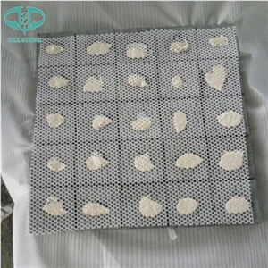 G684 Black Basalt Paving Setts on Mesh Net,Cobble Stone,Cube Stone,Paving Sets,Paving Stone,Pavers for Countryard Road,Garden,Stepping,Driveway,Walkway Pavers,Patio,Landscape Stone,Terrace