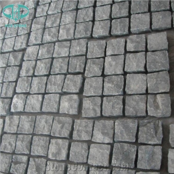 G684 Black Basalt Paving Stone,Cobble Stone,Cube Stone,Paving Sets,Paving Setts,Pavers for Countryard Road,Garden,Stepping,Driveway,Walkway Pavers,Patio,Landscape Stone,Terrace,Garden