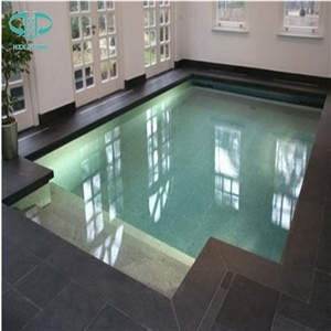 G684 China Black Basalt Black Galaxy Black Pearl Fuding Black Charcoal Honed Basalt Tiles for Floor