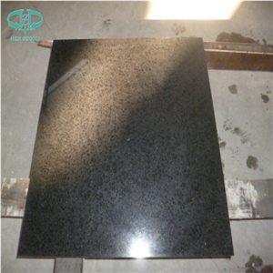 G684 China Black Basalt Black Galaxy Black Pearl Fuding Black Waterjet,Honed,Polished Tile Paver