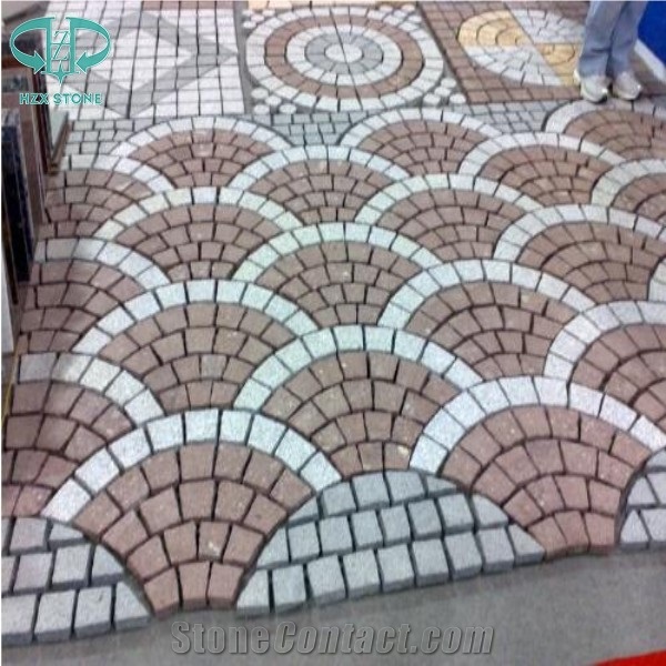 G699 Flamed, Dayang Red Porphyry Walkway Floor Paving Stone Tile,Dayang Red G699 Granite Outdoor Stone Tile Paving Material