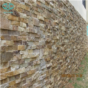 Golden slate, Stone Siding,Stone Wall Veneer Stone,Cultural Stone for wall cladding