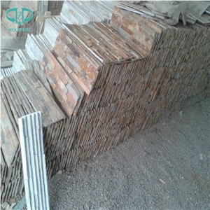 Golden slate, Stone Siding,Stone Wall Veneer Stone,Cultural Stone for wall cladding