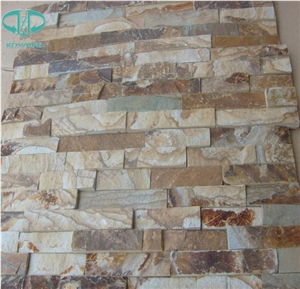 Golden Slate Yellow Slate Stone Siding,Stone Wall Veneer Stone,Cultural Stone