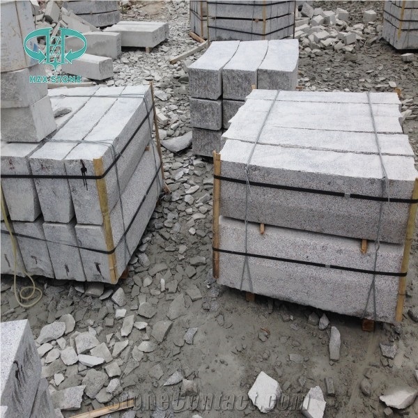 Grey Kerbing Stone, Chinese G341 Kerbstones, China Cheap Grey Granite Kerbstone