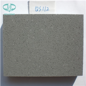 Grey Quartz Stone, Manufacturer Artificial Marble Look White Quartz Stone Slabs & Tiles Design, Polished with Cusomized Edges and Solid Surface Silestone Colors Available
